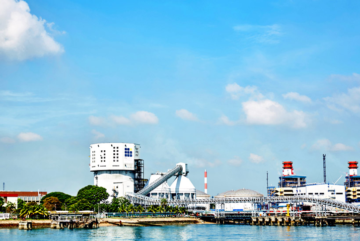 Steam plants on Jurong Island